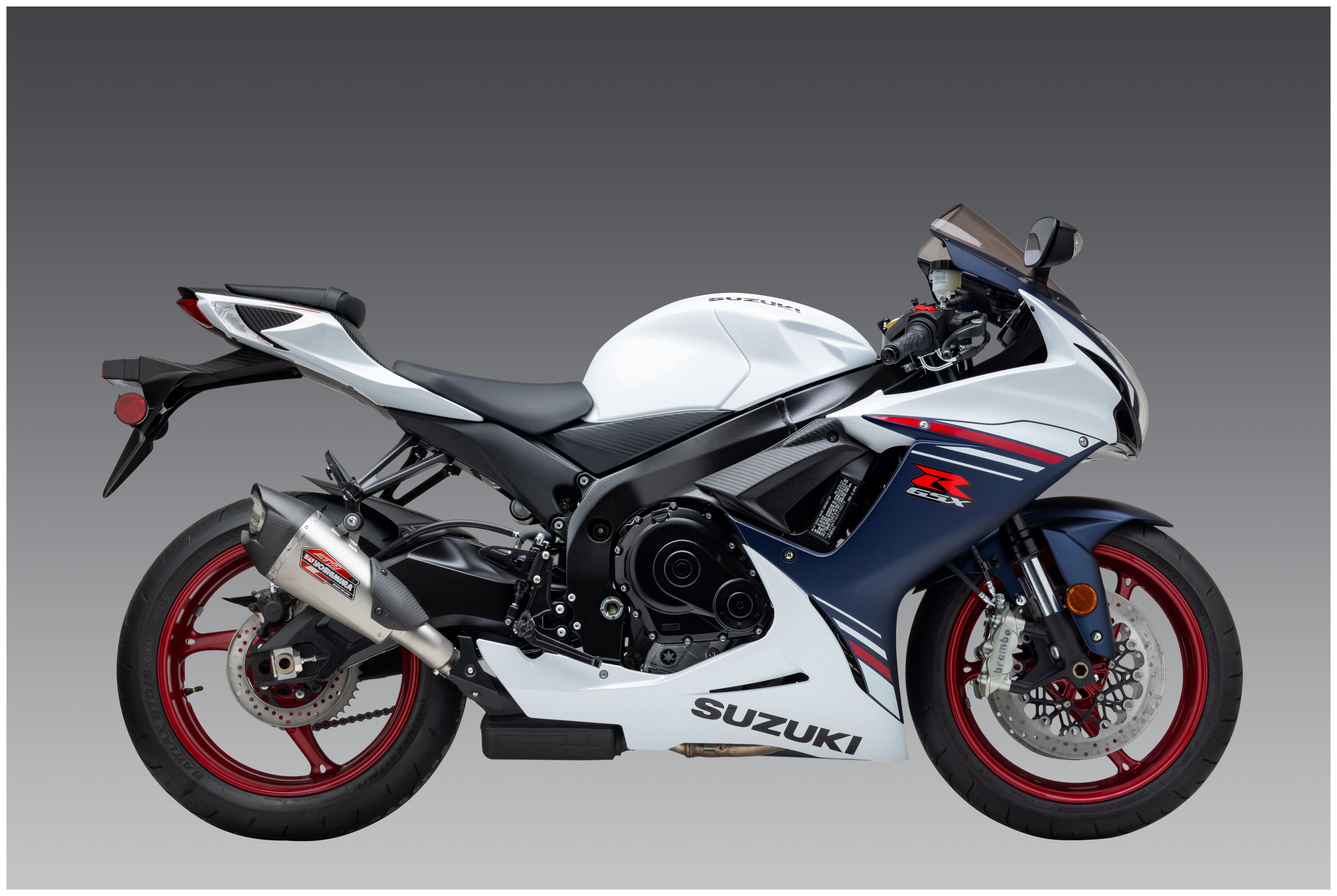 Yoshimura AT2 Street Slip-On Exhaust Suzuki GSXR 750 / GSXR 600