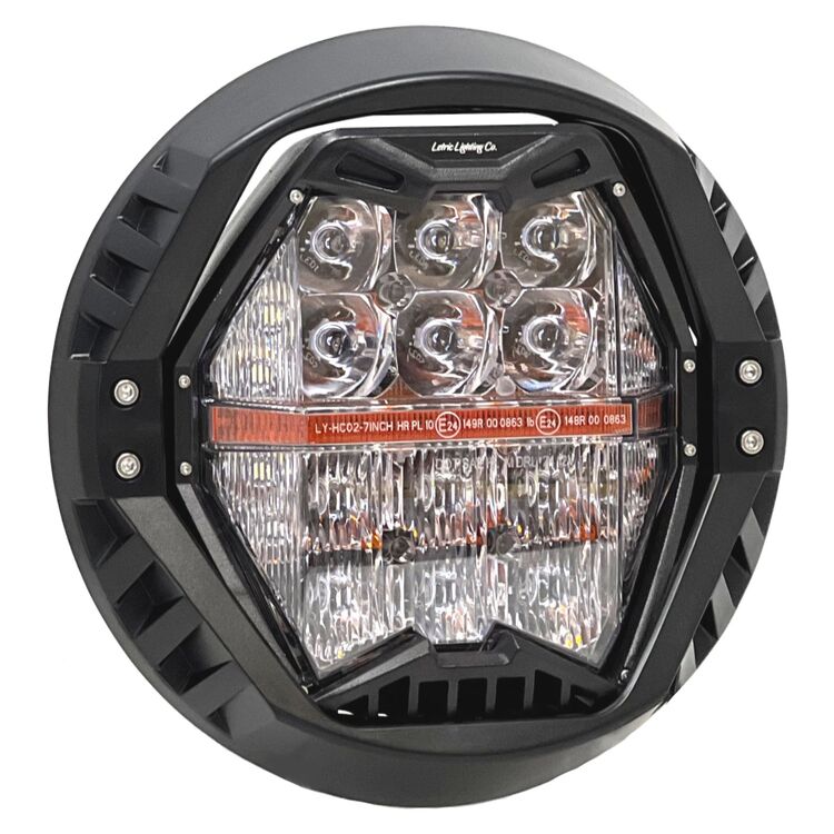 Letric Lighting Co. 7" LED Game Changer Headlamp For Harley 1994-2025