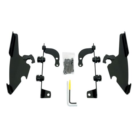 Memphis Shades Metric Fats/Slim Trigger-Lock Mount Kit Honda VT750 Shadow Phantom / Aero Black [Open Box]