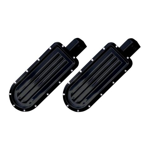 Covingtons Dimpled Foot Pegs For Harley Black [Open Box]