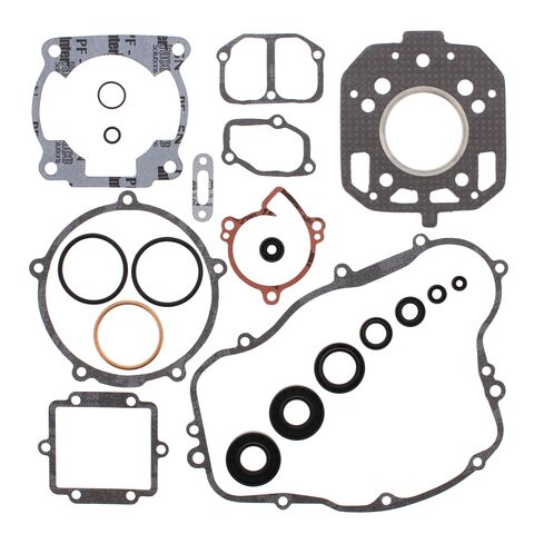 Vertex Complete Gasket Set With Oil Seals Kawasaki KX125 1985-1986