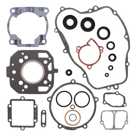 Vertex Complete Gasket Set With Oil Seals Kawasaki KX125 1987