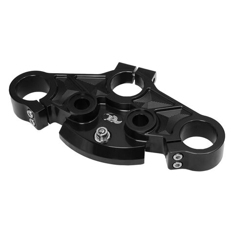 Ken's Factory Next Level Top Triple Tree For Harley FLTR 2015-2025 Black [Open Box]