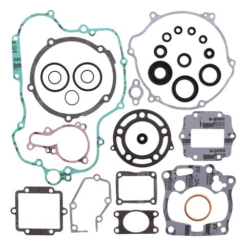 Vertex Complete Gasket Set With Oil Seals Kawasaki KX125 2001-2002