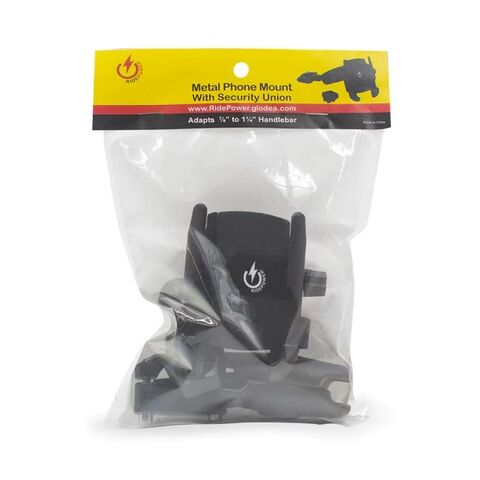 RidePower Metal Phone Mount With Security Union Ball Mounting [Previously Installed]