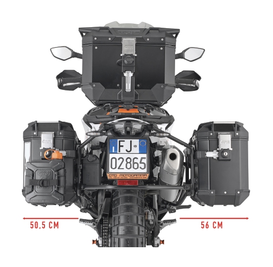 Kit De Configuration Latérale Givi Cam Rack - Pour Support De Bagages Moto - Taille Unique - Compatible Avec Divers Modèles