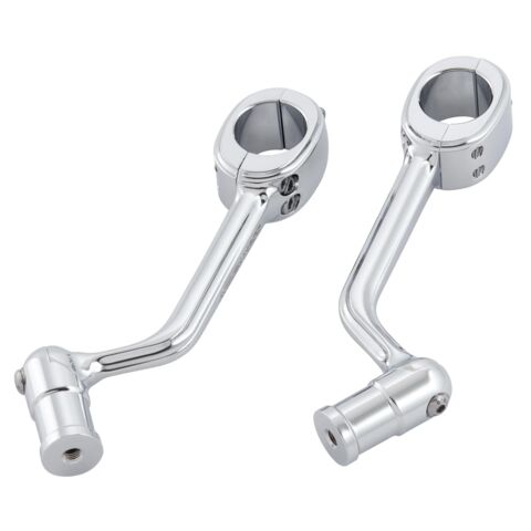 Arlen Ness Forged Highway Pegs With Crash Bar Mounts