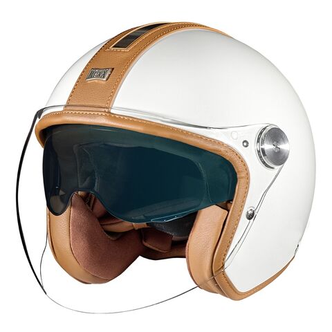 Nexx XG30 Groovy SV Helmet White/Camel / 2XL [Blemished - Very Good]