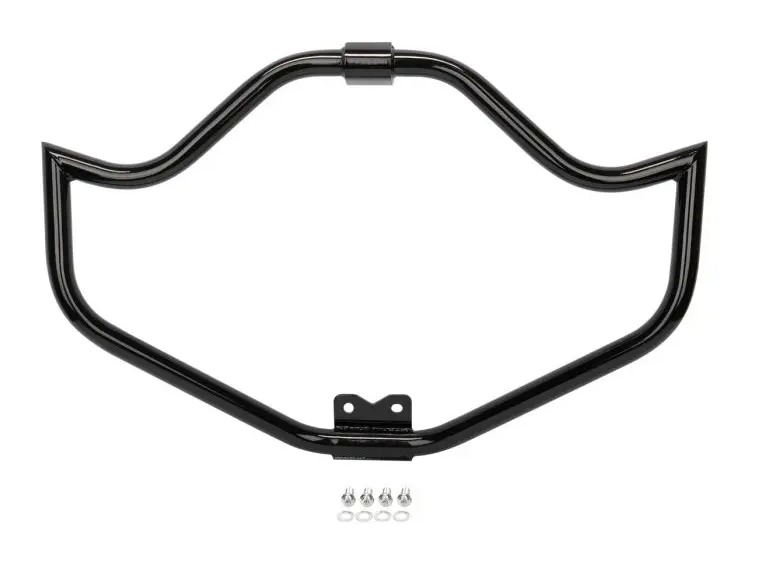 Black Engine Guard For Harley-Davidson Screamin' Eagle Fat Boy - View #2