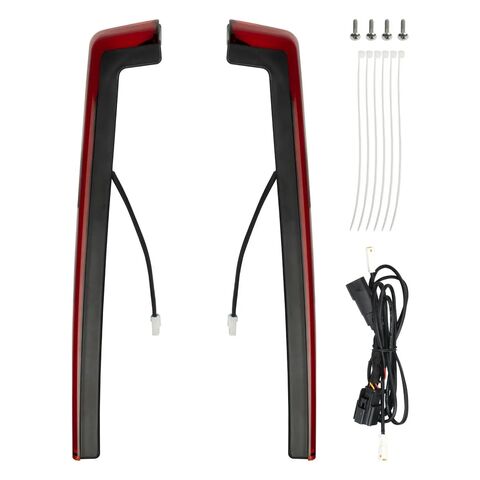 HogWorkz Lumipro LED King Tour Pack Side Markers For Harley Touring 2014-2025