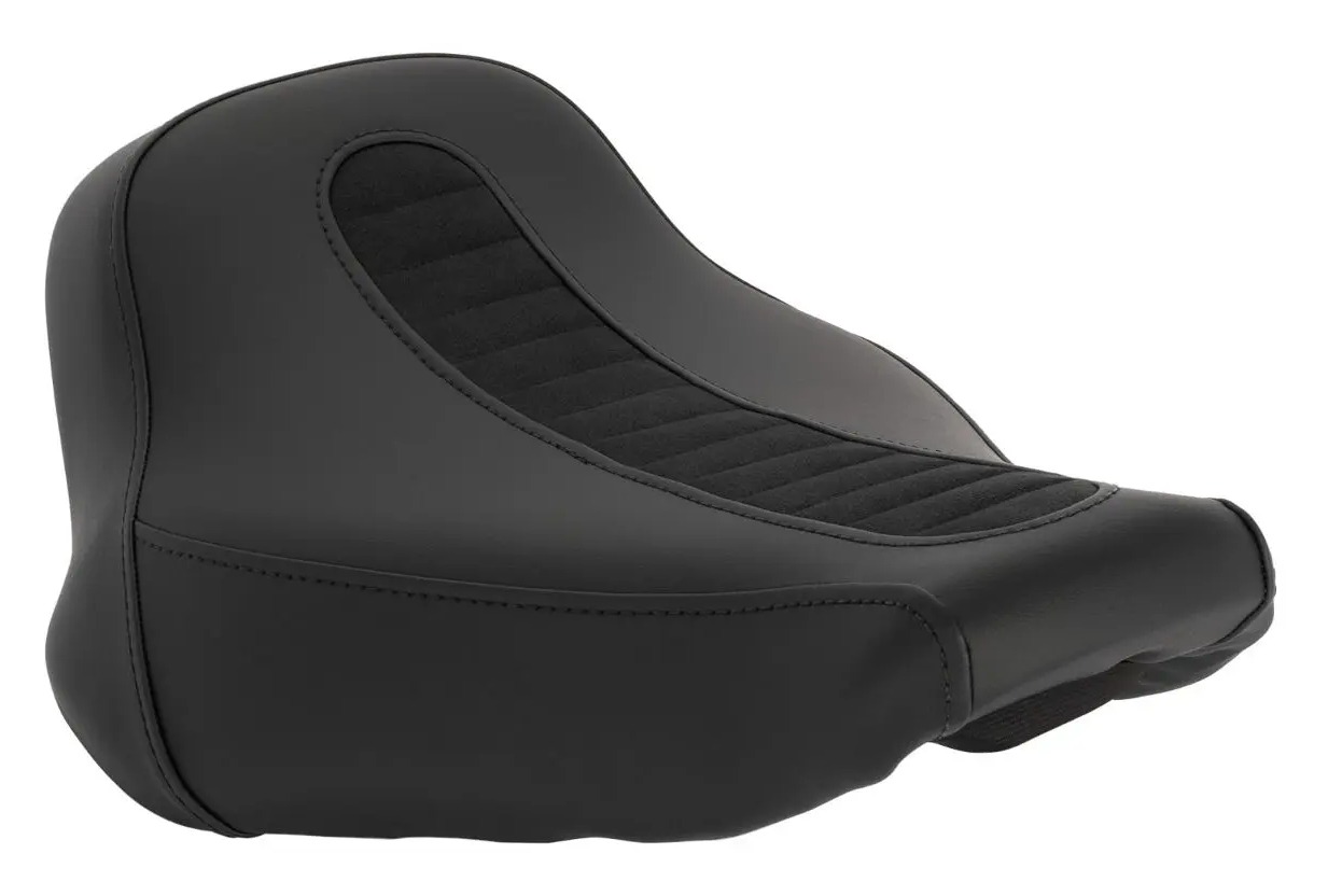 HogWorkz Wide Bobber Solo Seat For Harley Softail Fat Boy FLFB/S