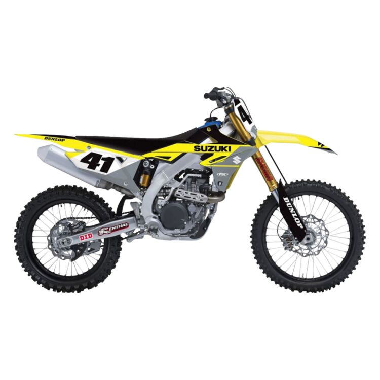 Factory Effex EVO 21 Shroud / Airbox Graphics Kit Suzuki RMZ250 / RMZ450 2018-2026