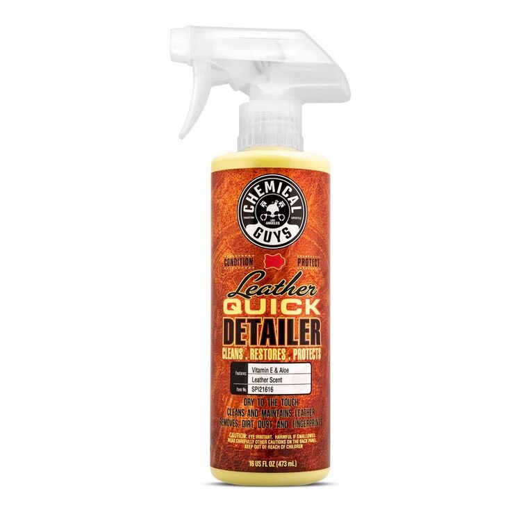 Chemical Guys Leather Quick Detailer Care Spray Matte Finish