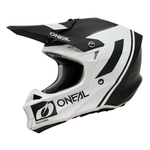 O'Neal 10 Series Hyperlite Flow Helmet Black/White / SM [Open Box]