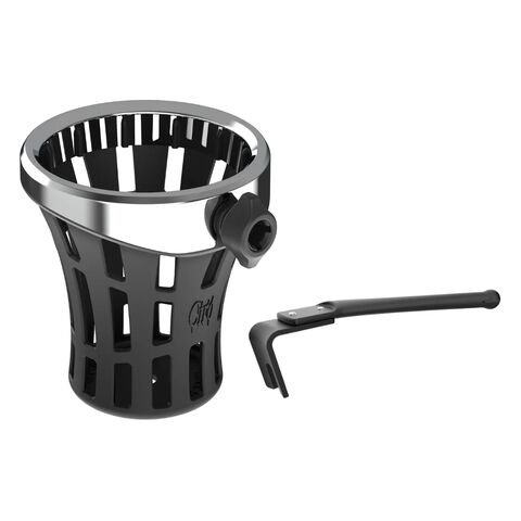Ciro Gen 2 Big Ass Passenger Drink Holder For Harley Touring 2014-2025