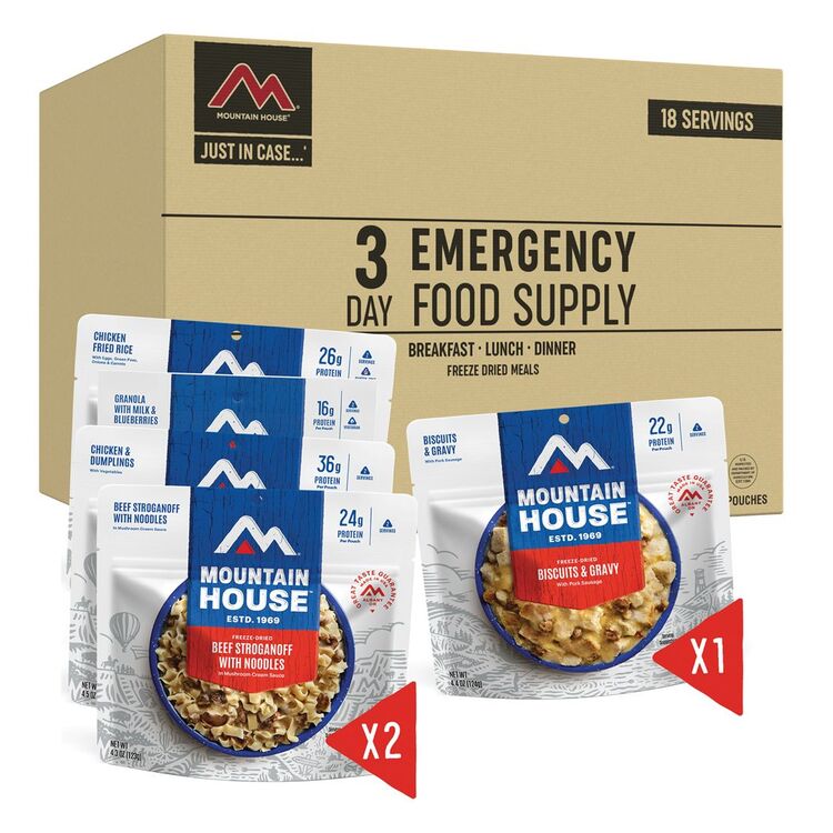 Mountain House 3-Day Emergency Food Supply