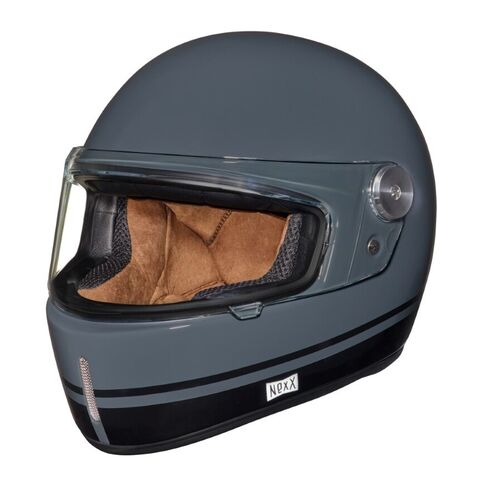 Nexx XG100 Racer Rumble Helmet Grey/Black / MD [Open Box]