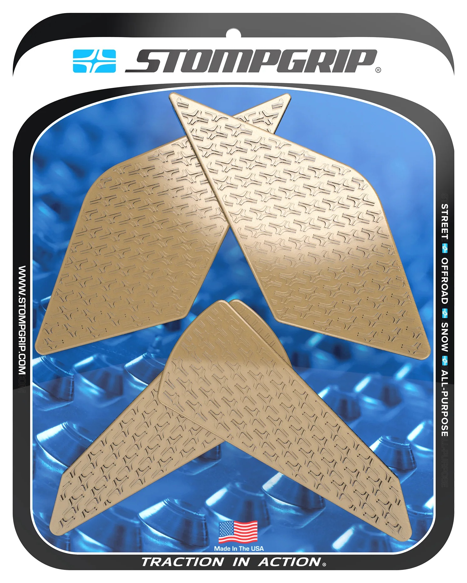 Stompgrip Tank Pad Kawasaki ZX-4R / RR 2023-2025 - Cycle Gear