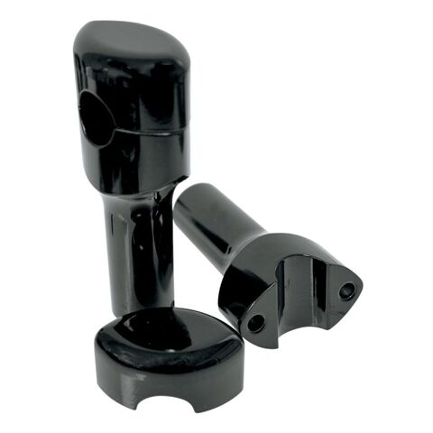 LA Choppers Smooth Handlebar Risers For Harley With 1 1/4" Bars 4" / Chrome [Blemished - Very Good]