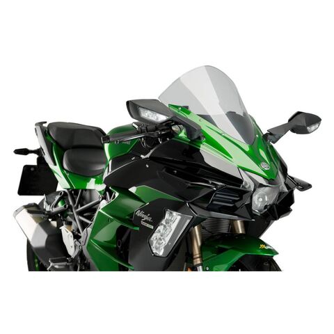 Puig Downforce Spoilers Kawasaki H2 SX / SE Plus Black [Previously Installed]