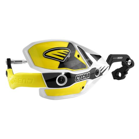 Cycra Probend Ultra CRM Wrap Around Handguards White/Yellow / 7/8" [Incomplete]
