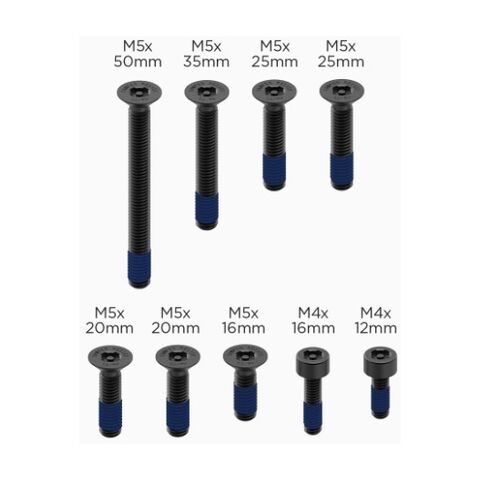 Quad Lock Anti-Theft Screw Kit