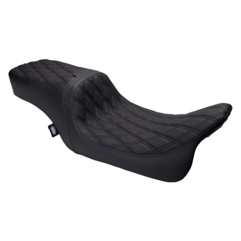 Drag Specialties Performance Predator 2-Up Seat For Harley