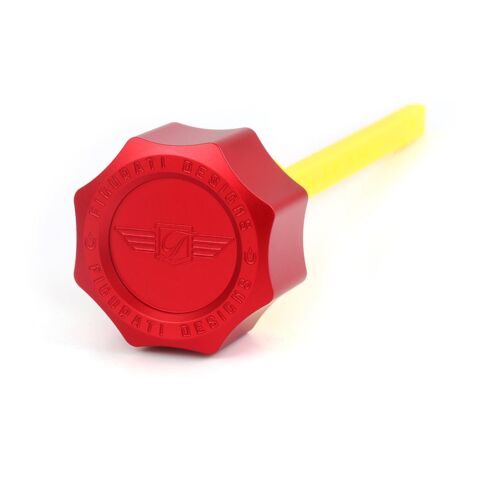 Figurati Designs Performance Aluminum Curved Magnetic Oil Dipstick For Harley Touring 2007-2016