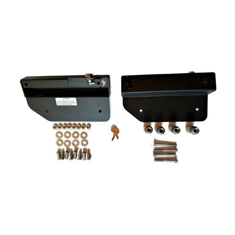 Leatherworks Quick Mounts Saddlebag Mounts For Harley Softail Fat Boy / Breakout 2018-2025 With Detac... [Open Box]