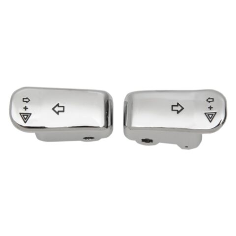 Drag Specialties Turn Signal Switch Extension Caps For Harley 1996-2013