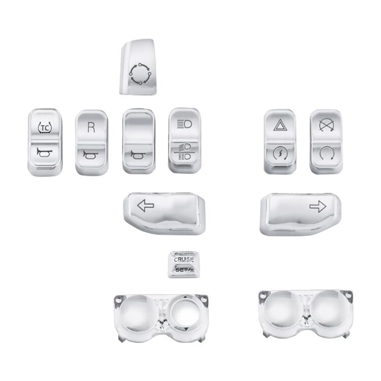 Drag Specialties Switch Caps For Harley Touring 2015-2025