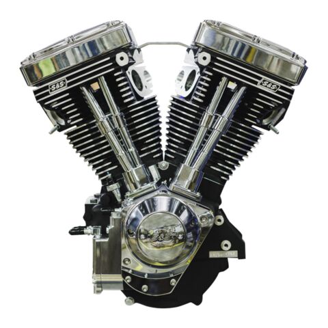 S&S Cycle V124 Long Block Engine For Harley Evo Big Twin 1984-2000