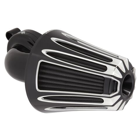 Arlen Ness Deep Cut Monster Sucker Air Cleaner Kit For Harley Twin Cam 1999-2017 Black [Blemished - Very Good]