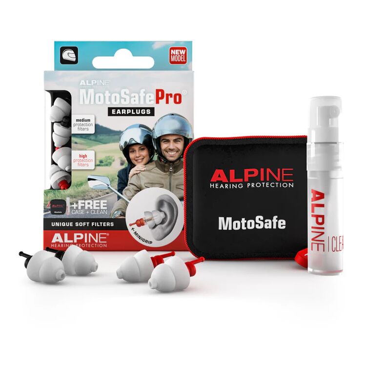 Alpine Hearing Protection MotosafePro Earplugs Dual Pack