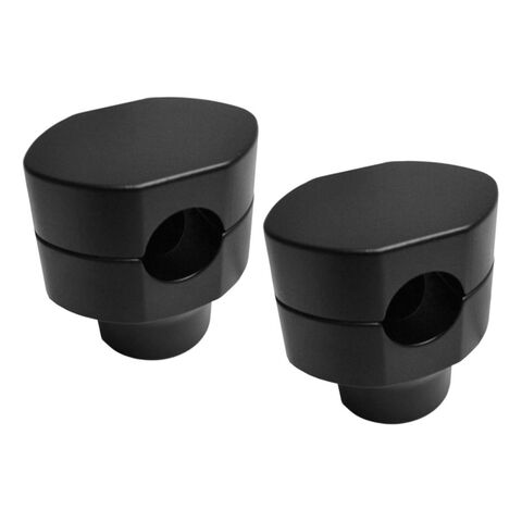 LA Choppers 1" Risers For Harley Springer 1-1/2" Rise / Flat Black [Open Box]