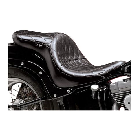 Le Pera Maverick Diamond Stitch Seat For Harley Softail With Standard Tire 2000-2017
