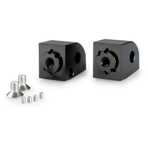 Puig Adjustable Passenger Footpeg Mounts Suzuki GSX-S1000GX Plus 2024-2025