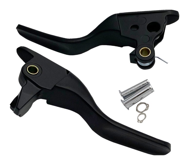 thumbnail image 2 of Chrome Brake & Clutch Lever Set – 2014-2016 Harley Touring Road King Electra Glide, Jjmt_factory 2 of 5