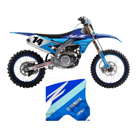 Factory Effex Candy Chrome Shroud / Airbox Graphics Kit Yamaha YZ125 / YZ125X / YZ250 / YZ250X 2015-2022