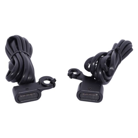 Drag Specialties LED Dual Function Handlebar Marker Lights For Harley 1996-2017