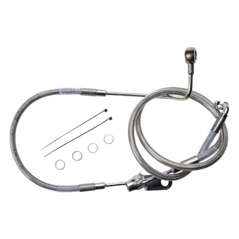 Drag Specialties Rear Brake Line Kit For Non-ABS Harley Softail 2011-2017