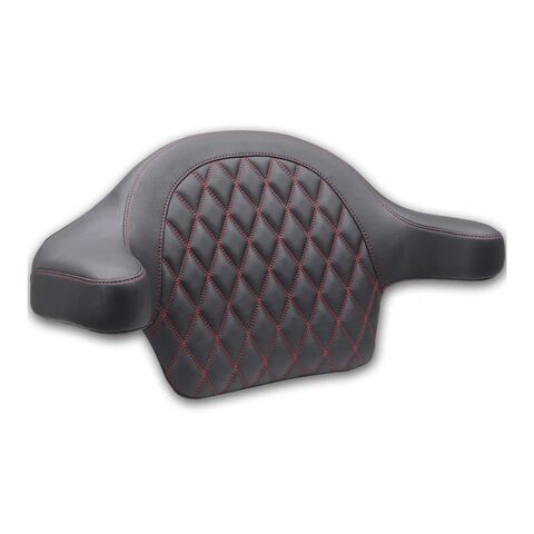 Mustang Double Diamond Extended Arm Wrap-Around Backrest For Harley Touring 2014-2024