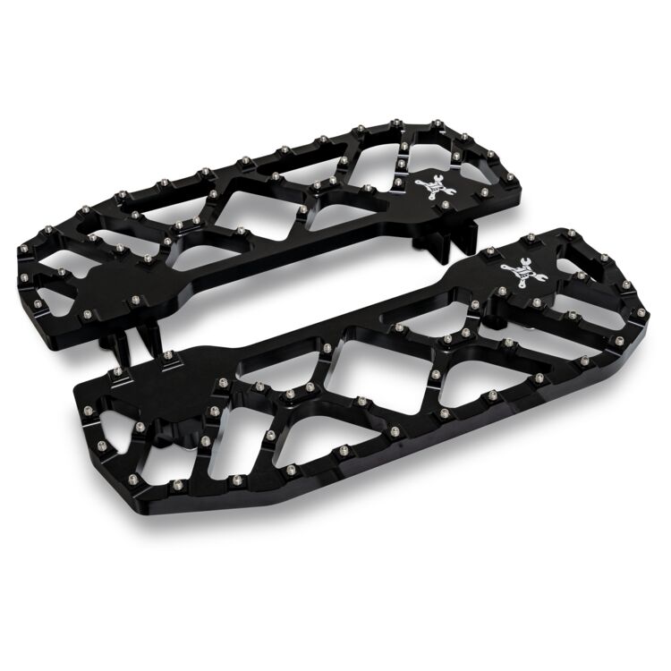 Burly Brand Mx-Evolution Rider Floorboards For Harley 1984-2025