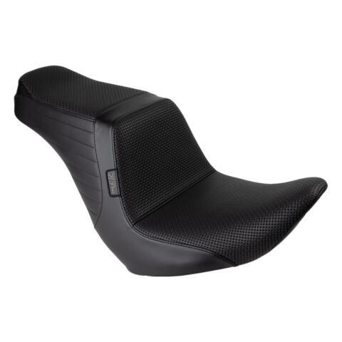 Le Pera Tailwhip Basket Weave 2-Up Seat For Harley FXLR / FLSB 2018-2026
