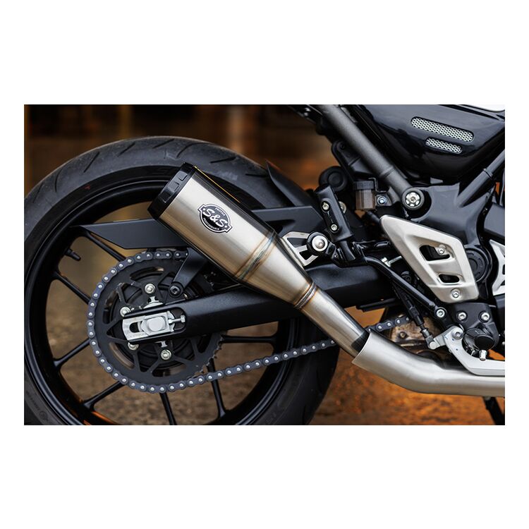 S&S Cycle Grand National Slip-On Muffler Kit Triumph Speed 400 / Scrambler 400 X 2024-2026