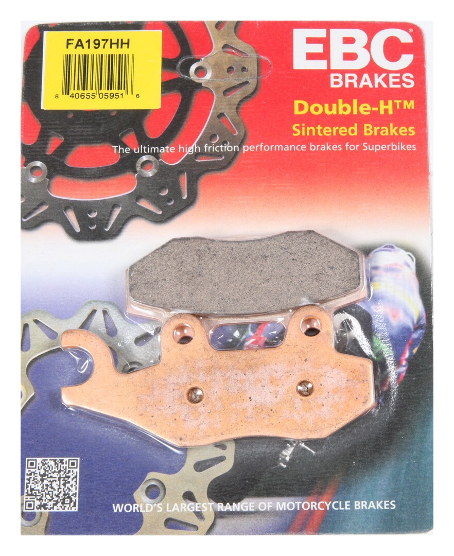 EBC FA197HH Double-H Sintered Front Brake Pads - Cycle Gear
