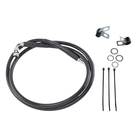 Drag Specialties Standard Length Front Brake Line Kit For Harley FXD / FXR 1988-1998
