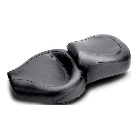 Mustang Wide Touring Smooth Seat For Harley Sportster 2004-2022 Smooth / For 2.1 / 3.3 Gal Tank [Previously Installed]
