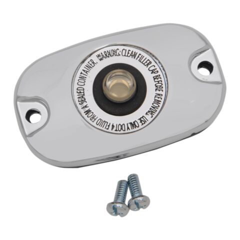 Drag Specialties Rear Master Cylinder Cover For Harley Touring / Softail / Dyna 2005-2017