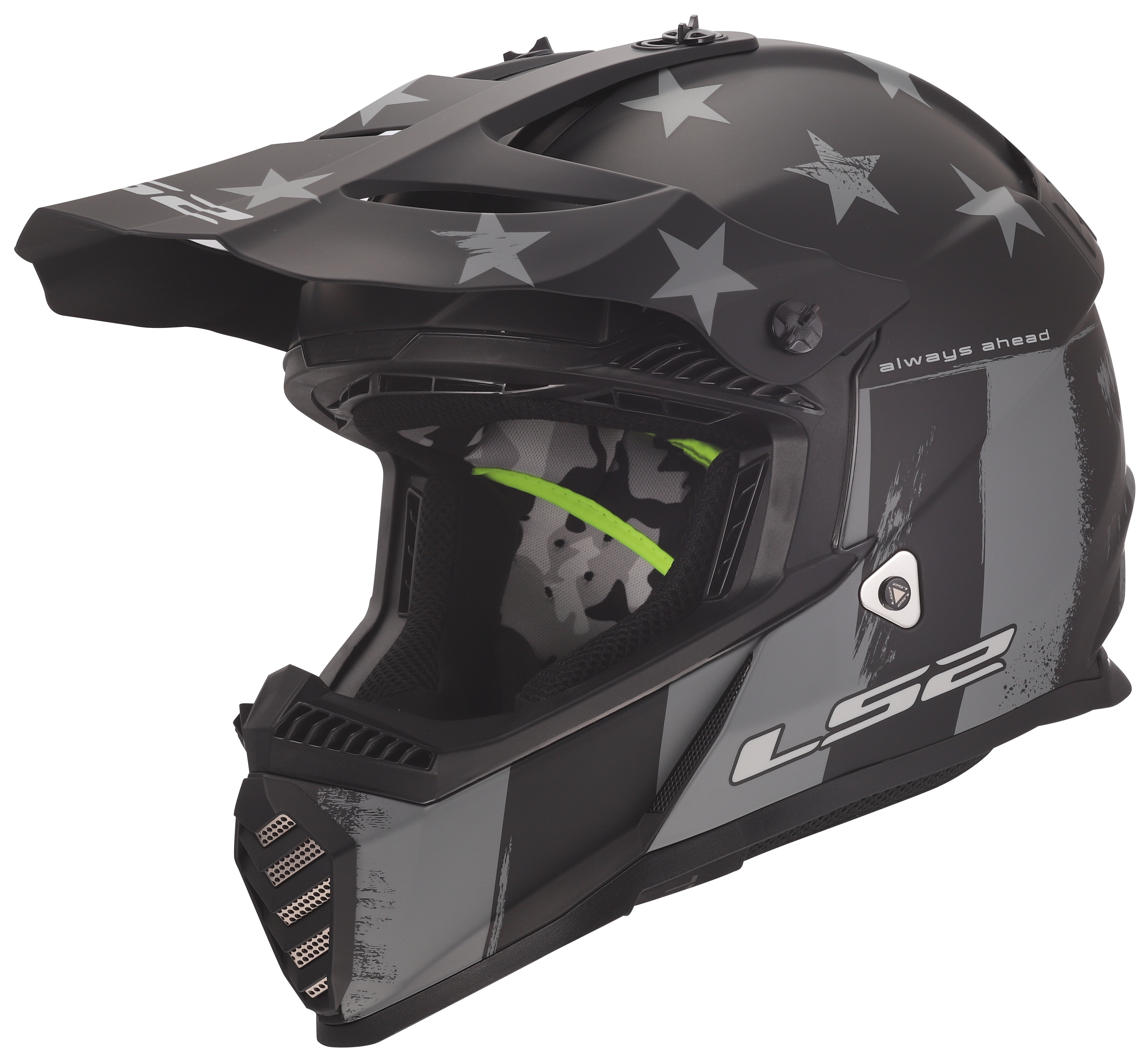 always ahead ls2 helmets LS2 Youth Gate II Battle Scar Helmet